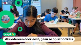 Op deze middelbare leest de hele school 20 minuten samen