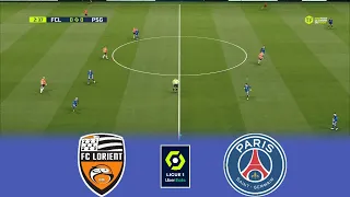 Lorient vs Paris Saint Germain - Ligue 1 Uber Eats 2022/23 - Pes 2021 Patch 2023