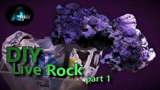 How to Make REEF LIVE ROCK- DIY Live Rock - BEST How to Video!... PART 1