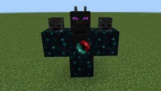 Can I create ender warden wither in minecraft