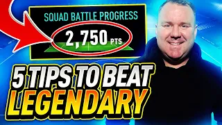 EAFC 24 - TOP 5 TIPS ON HOW TO BEAT LEGENDARY!!