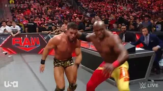 Bobby Lashley attacks Austin Theory - WWE RAW 11/21/2022