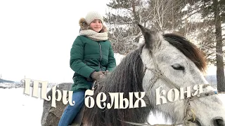 "Три белых коня" - Яна Вершинина студия "Талисман" c. Акша