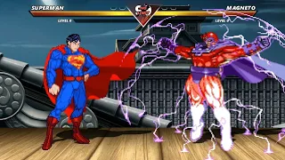 Superman vs Magneto - High Level Awesome  Fight!