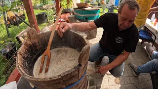 Steinølbrygging hos Under Eika - en makaløs bryggedag - Stone Beer Brewing in Norway