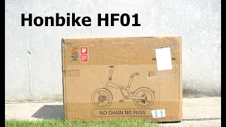 Honbike HF01 Folding E-Bike Unboxing & Assembly