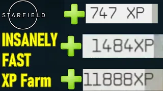 Starfield xp farm that's INSANELY FAST, level up fast with this amazing skill up exploit
