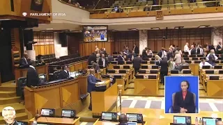 Drama In Parliament | DA vs Jacob Zuma -   DA Walks Out