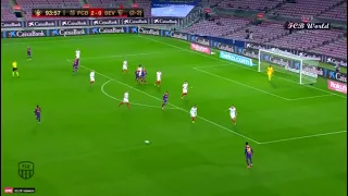 Martin Braithwaite goal vs Sevilla - Barcelona 3-2 Sevilla | Copa Del Rey 03/03/2021