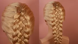 5 strand Dutch braid ❤️‍🔥