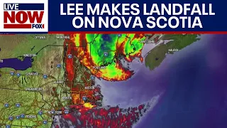 Lee makes landfall in western Nova Scotia as post-tropical cyclone | LiveNOW from FOX