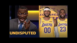 UNDISPUTED Shannon Sharpe fights with Skip & believes LeBron will win 5th ring with Carmelo Anthony