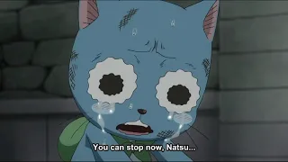 Happy cries as he heard Natsu wanting to beat Zeref 😢