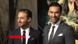 Aidan Turner KILI and Dean O'Gorman FILI "The Hobbit: The Desolation of Smaug" LA Premiere