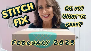 Stitch Fix Unboxing Try-On Review / Fashion Over 50 / February Winter 2023