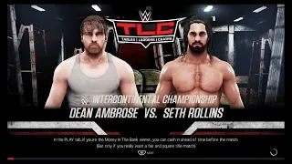 WWE TLC 2018: Seth Rollins vs. Dean Ambrose for the Intercontinental Championship (WWE 2K19)