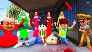 Little Singham Saved Motu Patlu And Shinchan Or Vir In Gta 5 | Gta 5 Gameplay