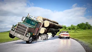 Dangerous Driving truck and Car Crashes #4k#game #gamer#beamngdrive BeamNG.Drive #gaming #gameplay 3