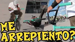 Pruebo mi NUEVA BMX | ¿Me arrepiento de cambiar mi BMX? Pierdo una pieza en esta apuesta