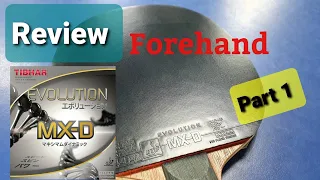 Evolution MX-D Review Part 1 Forehand