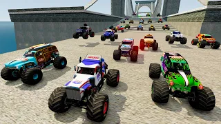 Lucas Stabilizer Monster Jam, Grave Digger, El Toro Loco Insane Racing with BeamNG