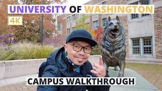 University of Washington Campus Fall 2020 Walkthrough (4K) | Walking Tour Seattle