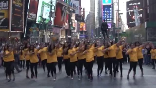 iifa flash mob Times Square, NY USA