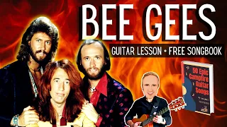 Words ▶ The Bee Gees ▶ Campfire Guitar Song ▶ Tutorial / Lesson