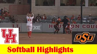 #6 Oklahoma State vs Houston Softball Game 1 Highlights, April 5 2024