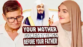 My mum reacts to the treatment of parents in Islam by Mufti Menk