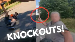 INSANE STREET FIGHTS CAUGHT ON CAMERA! | KNOCKOUTS, ROAD RAGE, INSTANT KARMA, IDIOTS IN CARS 2023