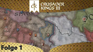 Crusader Kings III - Beginn als Graf von Stendal - Let's Play 1 - deutsch german