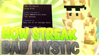 How to get High Killstreaks with BAD MYSTICS |  Tips/Guide for Hypixel The Pit