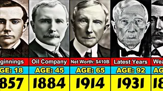 John D. Rockefeller Transformation From 0 to 97 Year Old