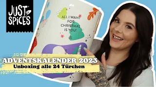 Jetzt schon ?! 😳🎄 ADVENTSKALENDER 2023 🌶️ JUST SPICES Unboxing