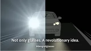 Dengraf Glasses non-glare system for night driving (english with subtitle)