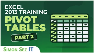 Working with Pivot Tables in Excel 2013 - Part 2 - Learn Excel Training Tutorial