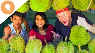 EATING A CROCODILE ICE-CREAM IN THE PHILIPPINES