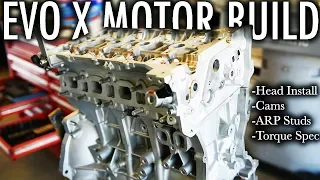 600HP Capable Evo X Motor Build | ARP Head Install