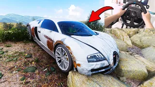 Rebuilding Bugatti Veyron Super Sport - Forza Horizon 5 | Logitech G923 Gameplay