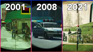 Sniper Headshot in GTA Games (2001 to 2024)