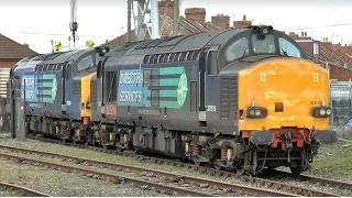 37259 + 37610 Bridgwater Flask | Arrival & Departure | Wed 22nd Feb 2017