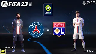 FIFA 23 - Paris Saint-Germain vs. Olympique Lyonnais - Full Match at Parc de Princes | PS5™ [4K60]