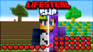 SPENDING 24 HOURS Getting RICH in LIFESTEAL SMP