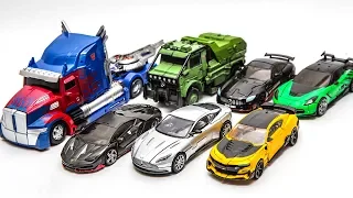 Transformers 5 Autobot Optimus Prime Bumblebee Drift Crosshair Hound Cogman Hotrod Car Robots Toys