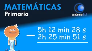 Cómo RESTAR unidades de tiempo: horas, minutos y segundos