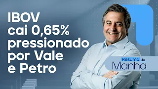 🔴 04/06/2024 Ibovespa cai 0,65% pressionado por Vale e Petrobras  | Resumo da Manhã
