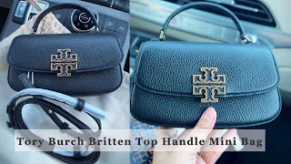 Tory Burch Britten Top Handle Handbag | Mini Top Handle Bag