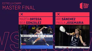 Resumen Cuartos de Final Ortega/González vs Sánchez/Josemaría Estrella Damm Master Final 2021