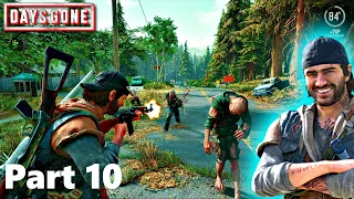 Clearing the First Zombie Horde to Survive the Zombie Apocalypse In Days Gone - Part 10 [4K60FPS]